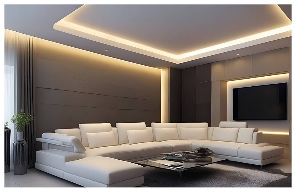 LED osvětlení v designu osvětlení umožňuje elegantní struktury