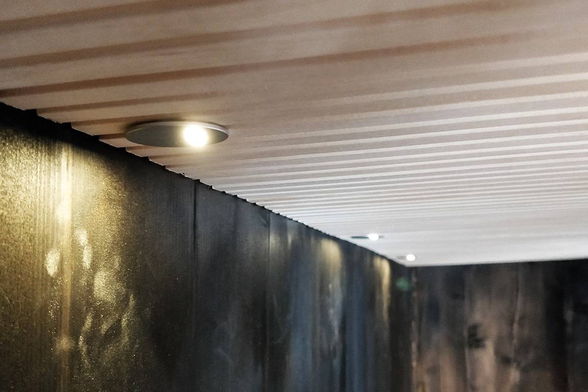 Renovace sauny a osvětlení Renovace sauny a led osvětlení