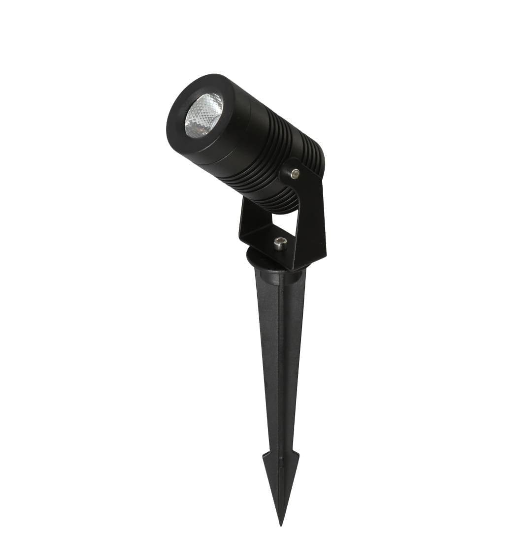černé zemní svítidlo TILT LedStore.fi