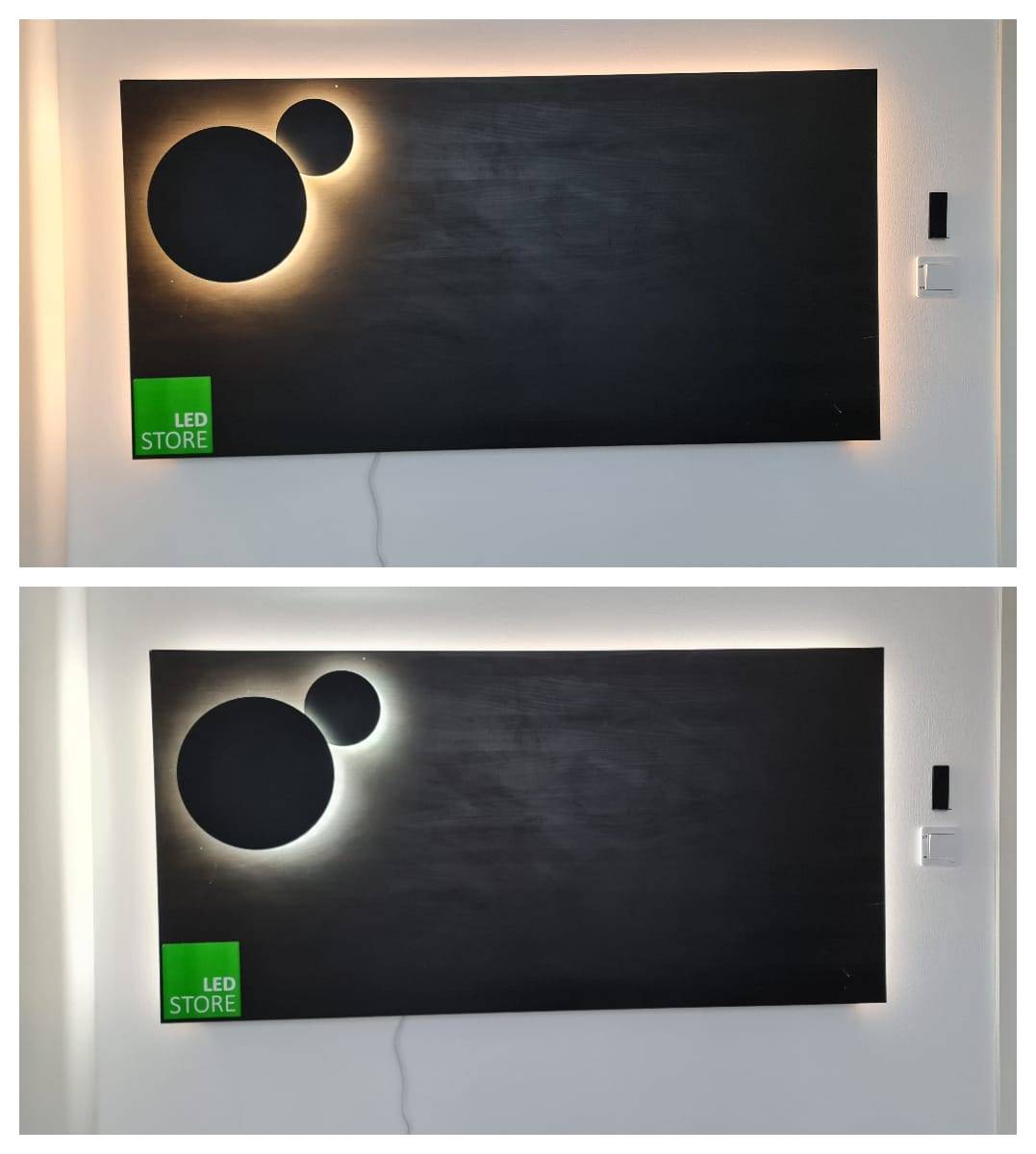 Projekt osvětlení stolu - teplota světla má velký vliv