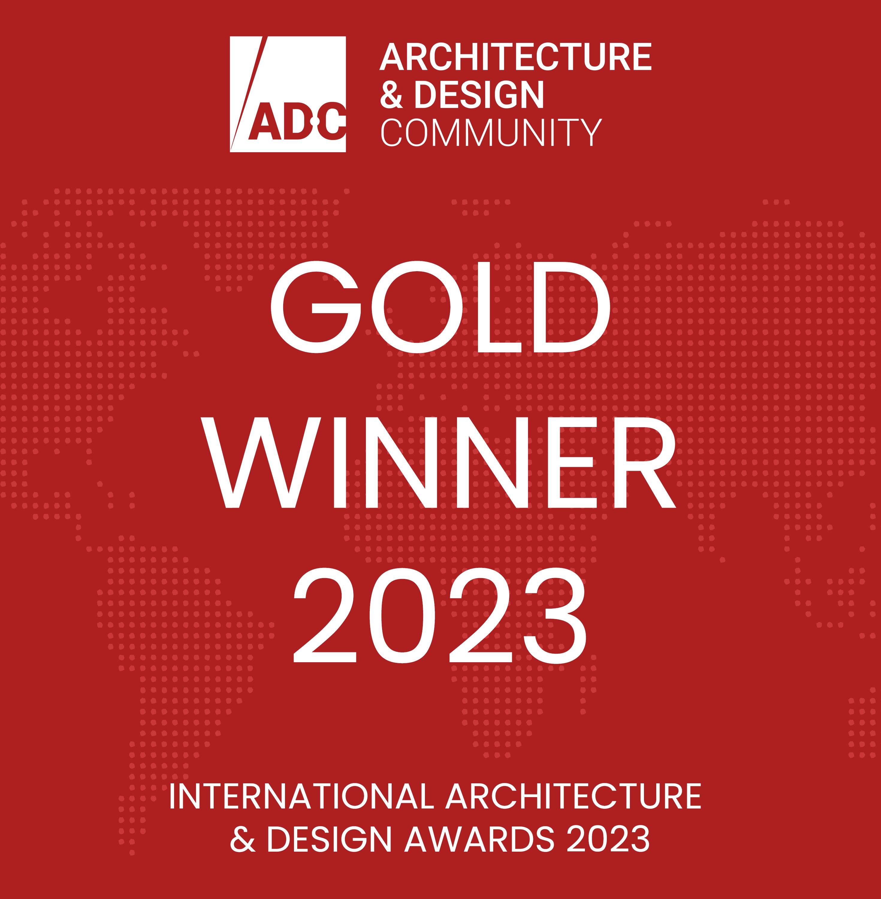 Zlatá cena v kategorii Architektura a design 2023