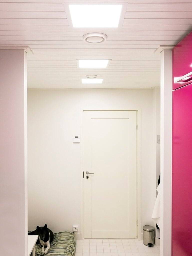 Logo LED Store s bílým čtvercem a textem na zeleném pozadí, propagující energeticky účinná řešení osvětlení.